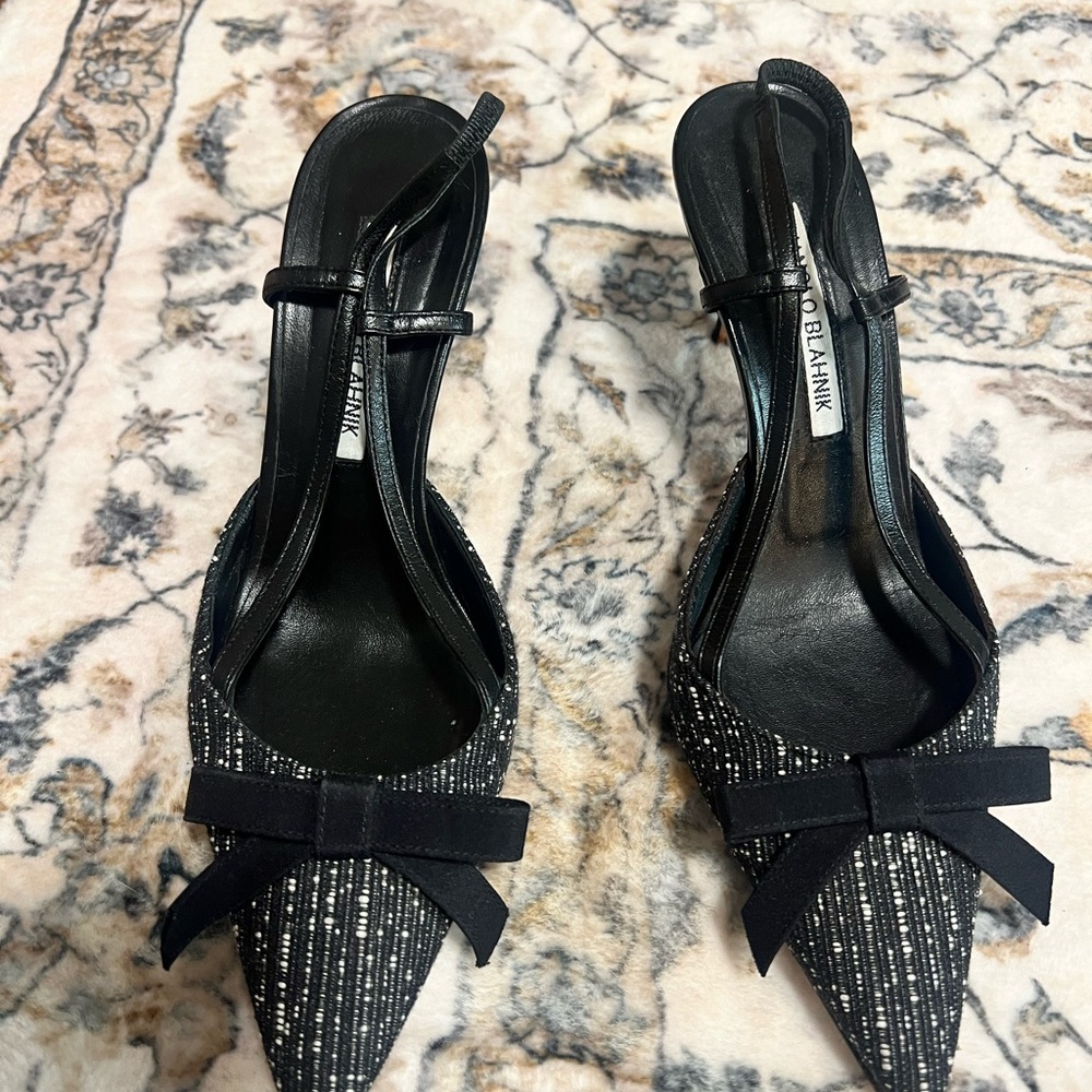 Manolo Blahnik Black Women's Shoes